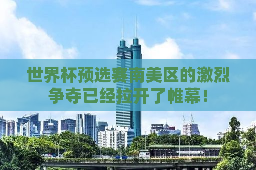 世界杯预选赛南美区的激烈争夺已经拉开了帷幕！