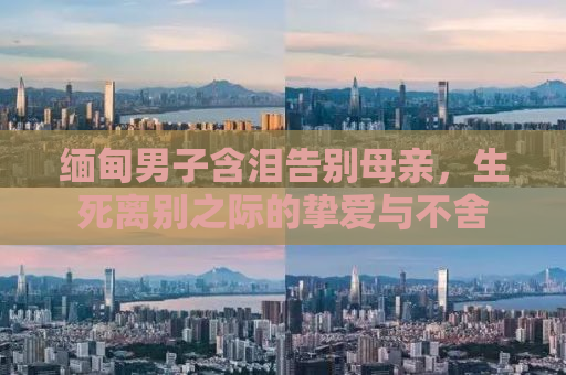 缅甸男子含泪告别母亲，生死离别之际的挚爱与不舍