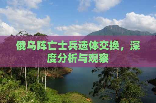 俄乌阵亡士兵遗体交换，深度分析与观察