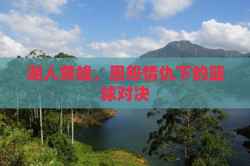 湖人黄蜂，恩怨情仇下的篮球对决