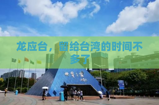 龙应台，留给台湾的时间不多了
