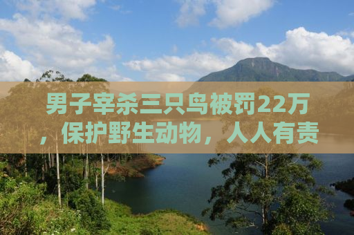 男子宰杀三只鸟被罚22万，保护野生动物，人人有责