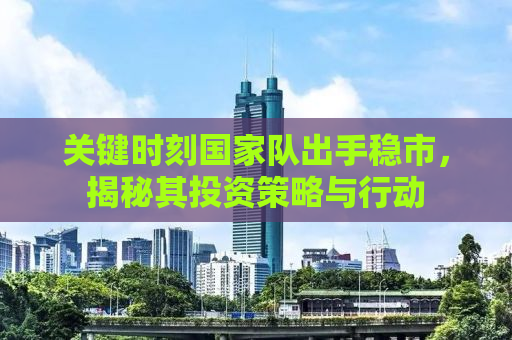 关键时刻国家队出手稳市，揭秘其投资策略与行动