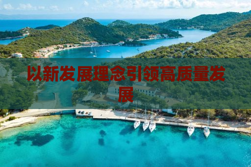 以新发展理念引领高质量发展