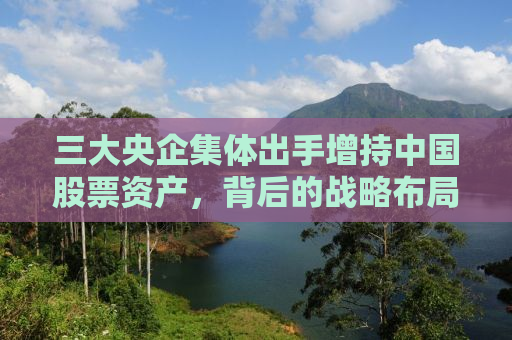 三大央企集体出手增持中国股票资产，背后的战略布局与市场洞察