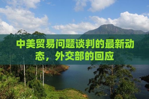 中美贸易问题谈判的最新动态，外交部的回应