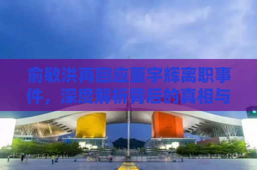 俞敏洪再回应董宇辉离职事件，深度解析背后的真相与未来展望