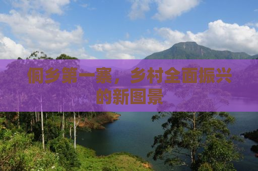 侗乡第一寨，乡村全面振兴的新图景