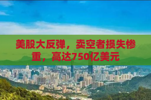 美股大反弹，卖空者损失惨重，高达750亿美元