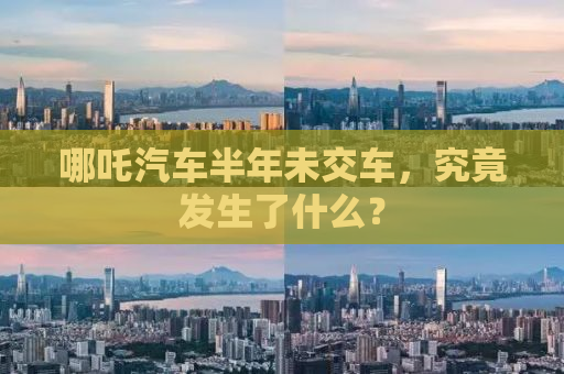 哪吒汽车半年未交车，究竟发生了什么？
