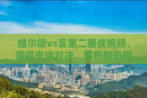 维尔德vs富里二番战视频，重温史诗对决，解析精彩瞬间