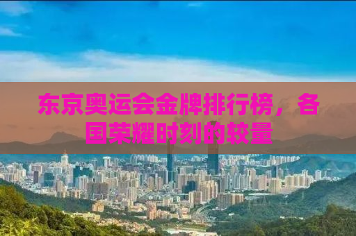东京奥运会金牌排行榜，各国荣耀时刻的较量