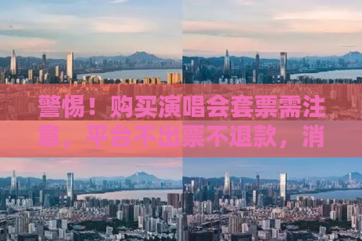 警惕！购买演唱会套票需注意，平台不出票不退款，消费者该如何应对？以某演唱会6800元套票为例