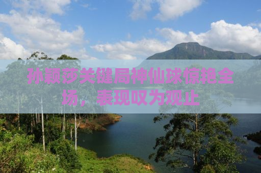 孙颖莎关键局神仙球惊艳全场，表现叹为观止