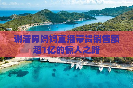 谢浩男妈妈直播带货销售额超1亿的惊人之路
