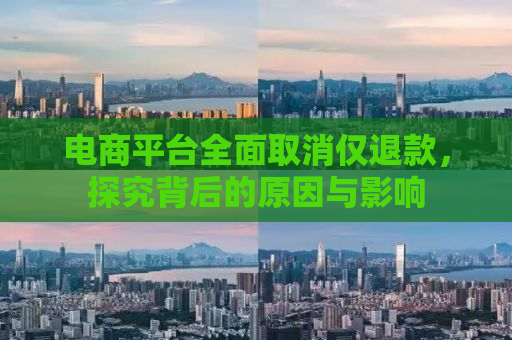 电商平台全面取消仅退款，探究背后的原因与影响