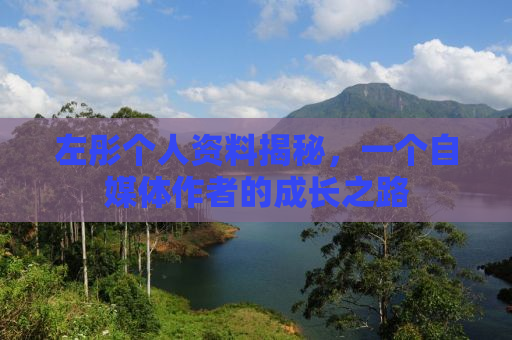 左彤个人资料揭秘，一个自媒体作者的成长之路