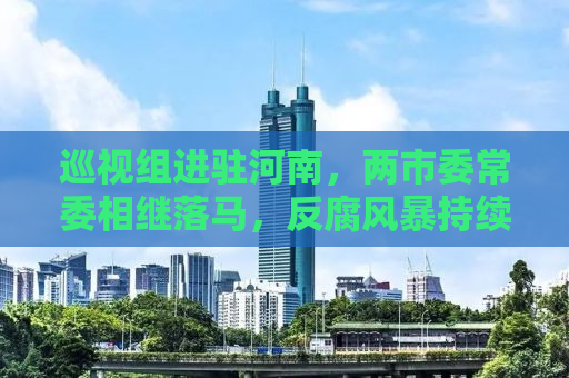巡视组进驻河南，两市委常委相继落马，反腐风暴持续升级