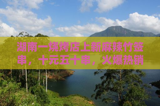 湖南一烧烤店上新麻辣竹签串，十元五十串，火爆热销！