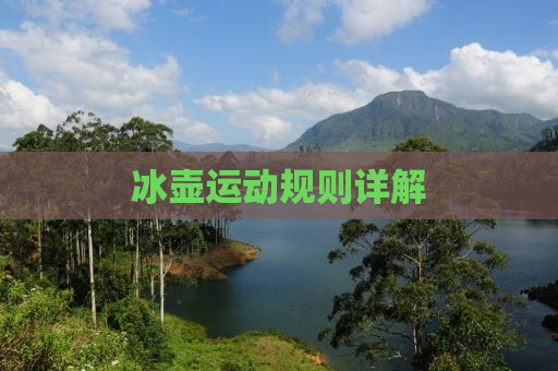 冰壶运动规则详解