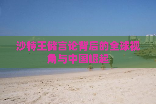 沙特王储言论背后的全球视角与中国崛起