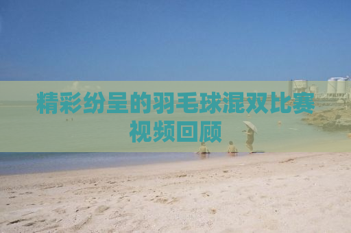 精彩纷呈的羽毛球混双比赛视频回顾