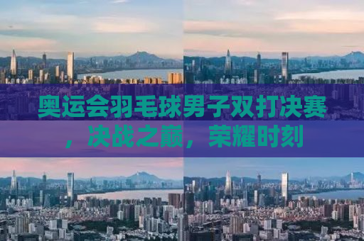 奥运会羽毛球男子双打决赛，决战之巅，荣耀时刻