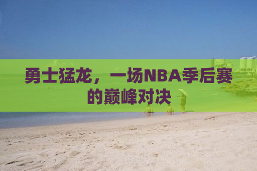 勇士猛龙，一场NBA季后赛的巅峰对决