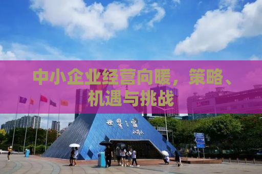 中小企业经营向暖，策略、机遇与挑战