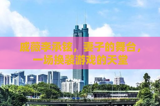 戚薇李承铉，妻子的舞台，一场换装游戏的天堂
