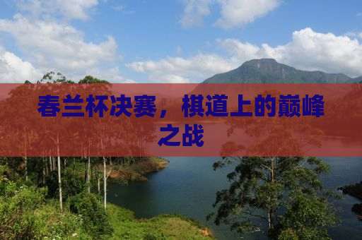 春兰杯决赛，棋道上的巅峰之战