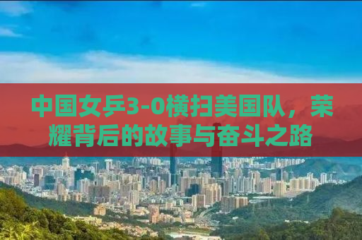 中国女乒3-0横扫美国队，荣耀背后的故事与奋斗之路