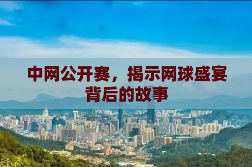 中网公开赛，揭示网球盛宴背后的故事